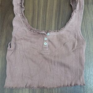 Women's mauve tank Top